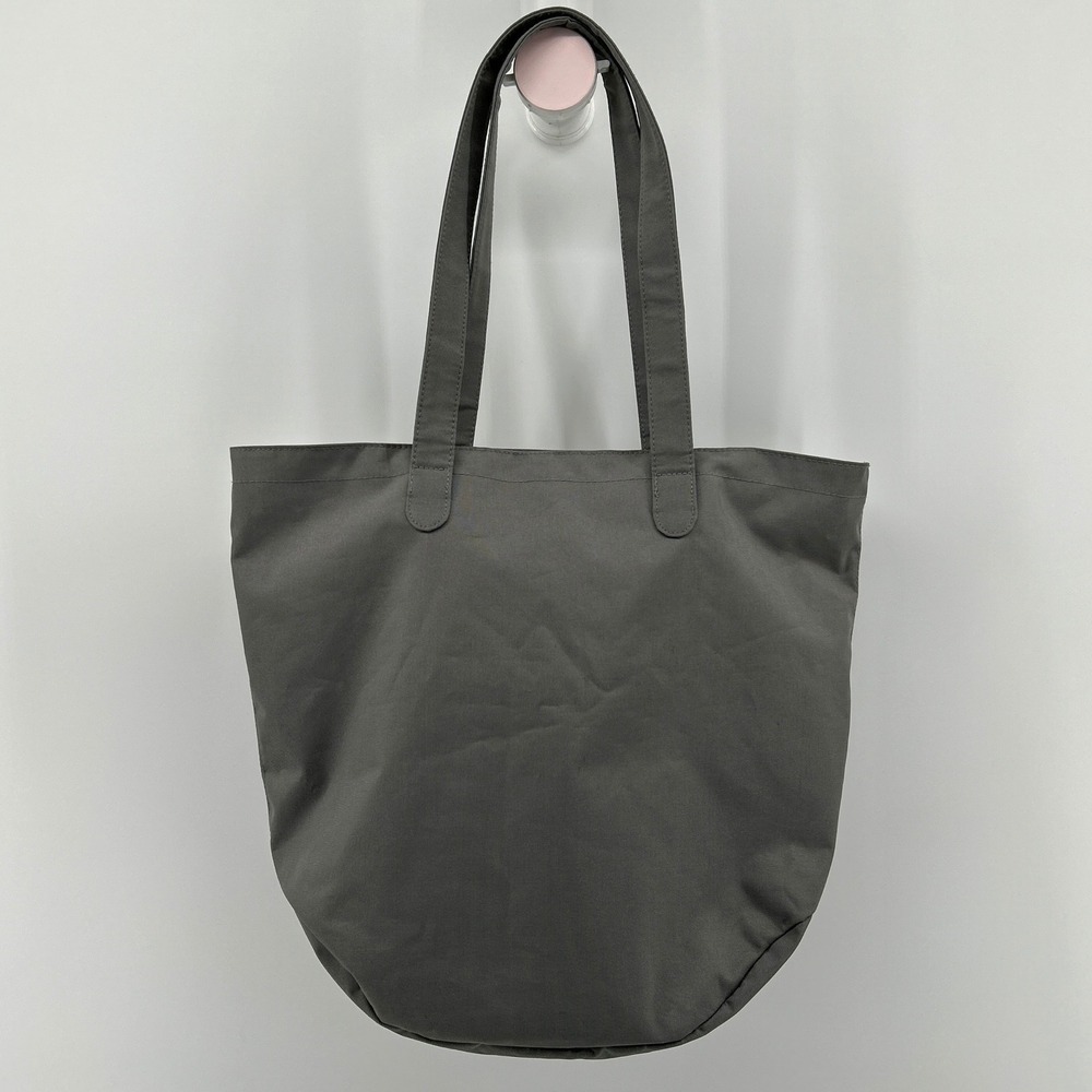 Dermalogica Gray Tote Bag Skincare Bottle Print Lining Minimal Neutral Reusable - Picture 11 of 13